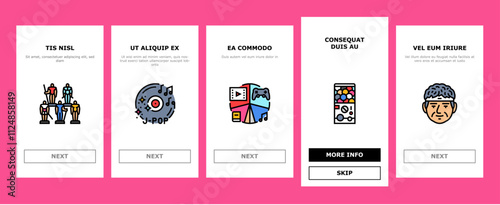 otaku anime manga eyes onboarding mobile vector japanese, japan piece, one boy, asian concert, shirt cosplay, cheering cat, samurai otaku anime manga eyes illustrations