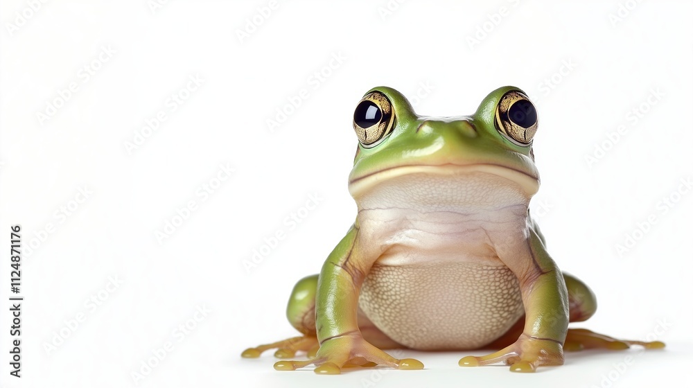 Obraz premium Happy Surprised Frog Portrait
