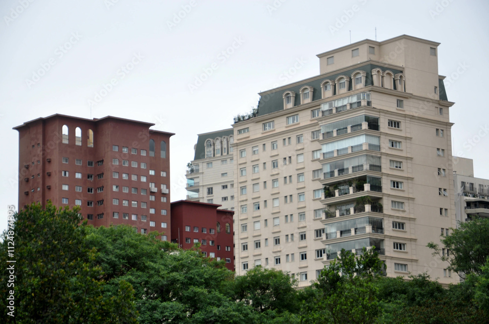 Fototapeta premium Building in the city