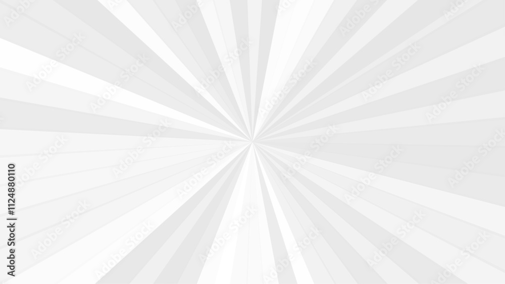 Obraz premium White Sunburst for the background.