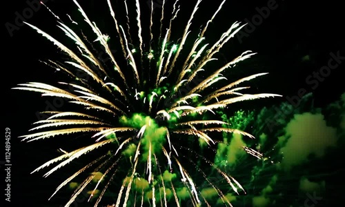 Jewel-colored Fireworks Show photo