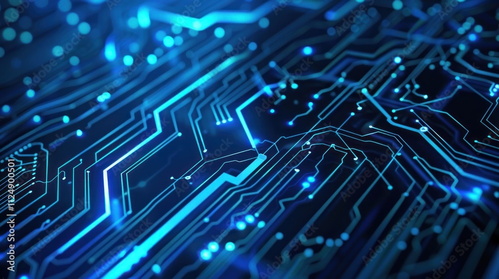 Abstract Circuit Board