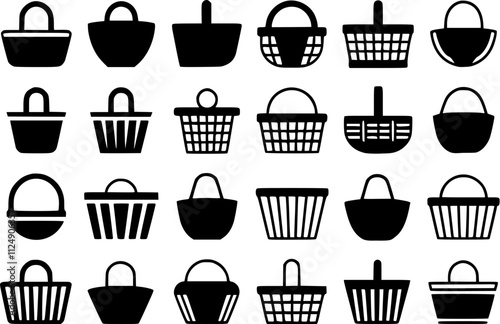 Minimal Basket Silhouette Design