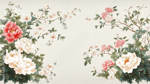 Serene Blossom Frame: Elega...
