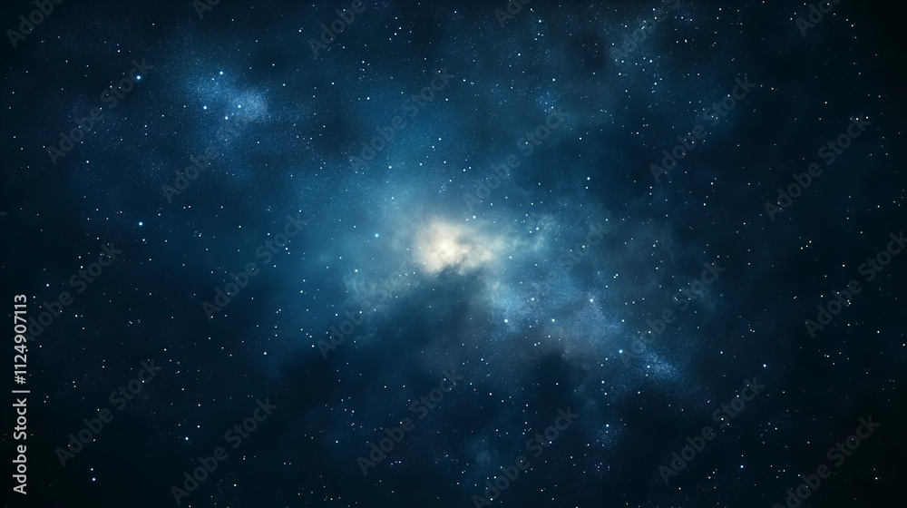 Naklejka premium space galaxy background