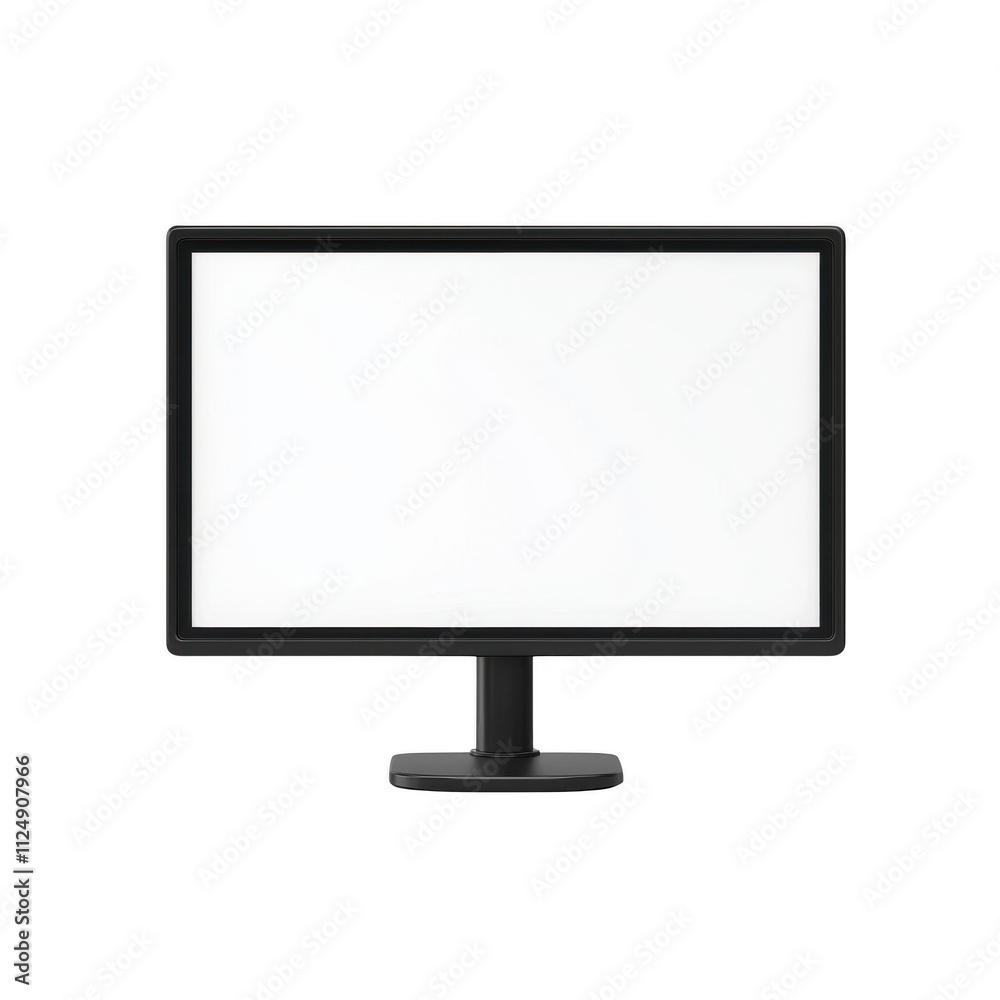 Computer monitor isolated on transparent background Computer monitor isolated on transparent background