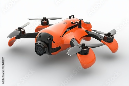 High-tech drone with innovative design and features. Generative AI photo