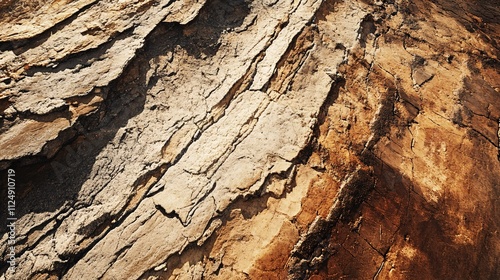 Cracked dry earth texture showing effects of global warming and drought