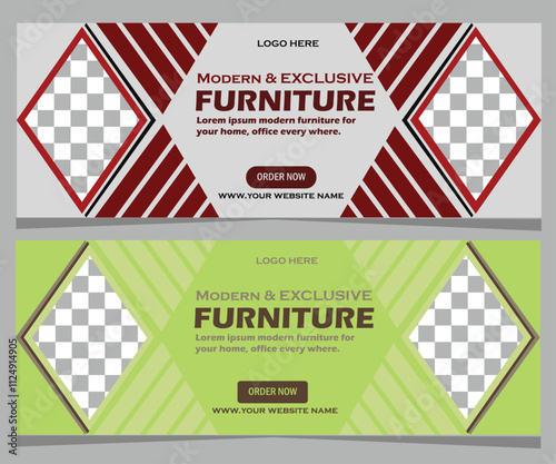 Modern & Exclusive Furniture Vector , EPS