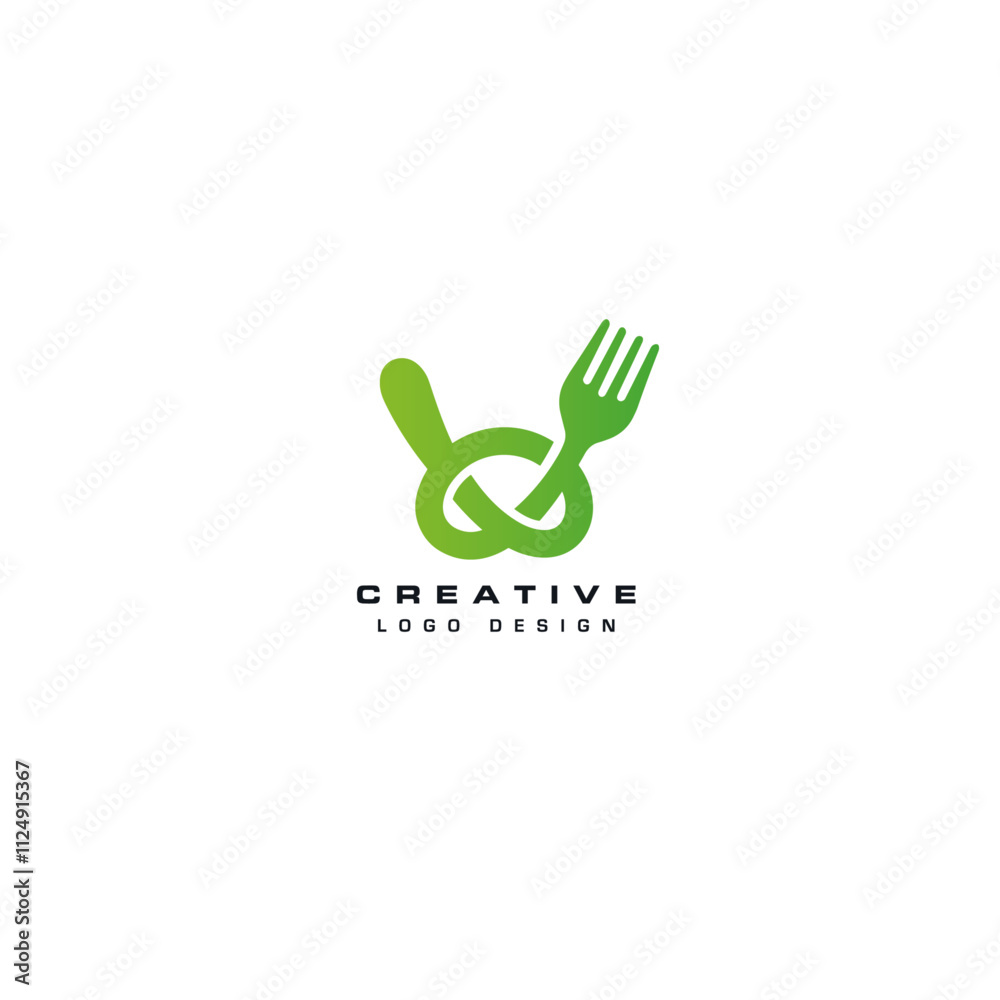 Fototapeta premium Gym fit logo icon flat vector design