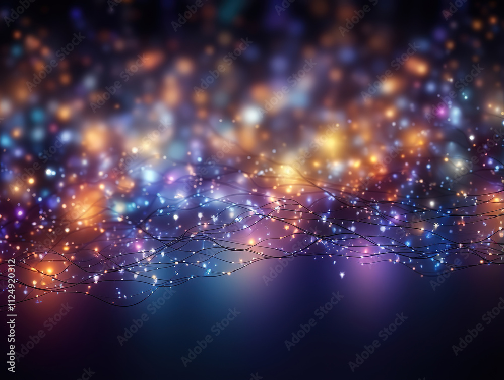 Fototapeta premium Exceptional Light bokeh themed background stock photo