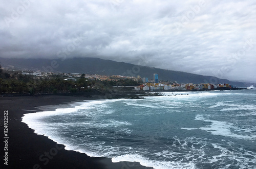 storm over the sea