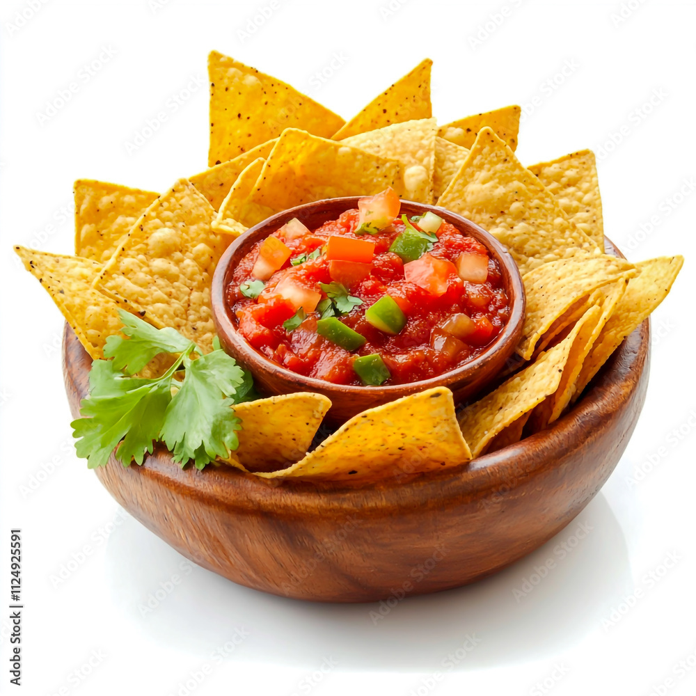 mexican nachos chips cut out isolated on white background. mexican nachos chips cut out isolated on white background.