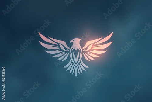 Eagle symbol modern logo design
 photo