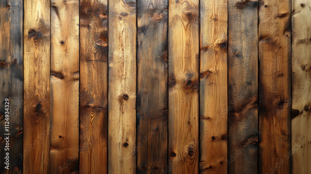 Wood background showcasing smooth birch planks with subtle light and shadow contrasts Wood background showcasing smooth birch planks with subtle light and shadow contrasts