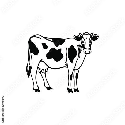 cow vector art and illustration photo