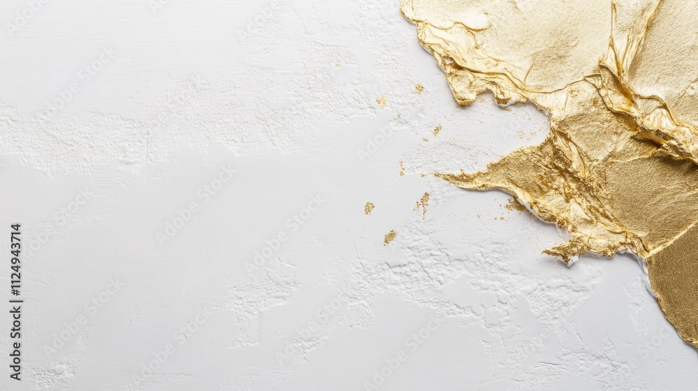 Artistic gold leaf texture minimalist background visual content elegant setting close-up view abstract concept for design impact Artistic gold leaf texture minimalist background visual content elegant setting close-up view abstract concept for design impact