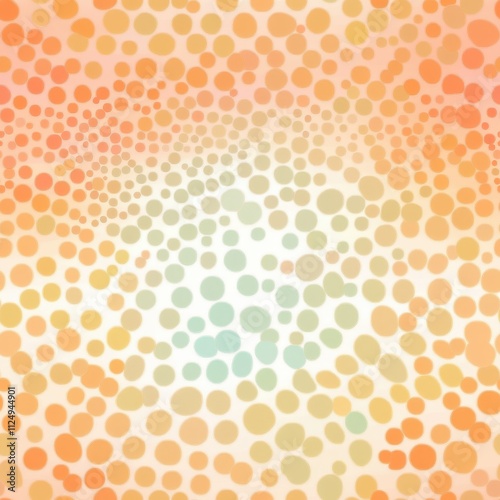 Warm Toned Abstract Dot Gradient Background Design