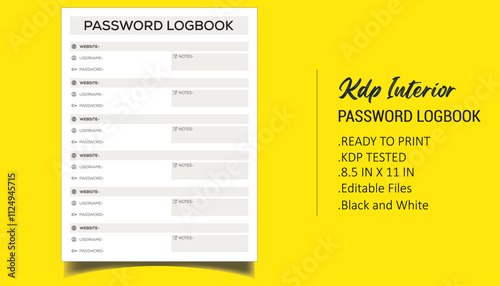 Password logbook KDP interior