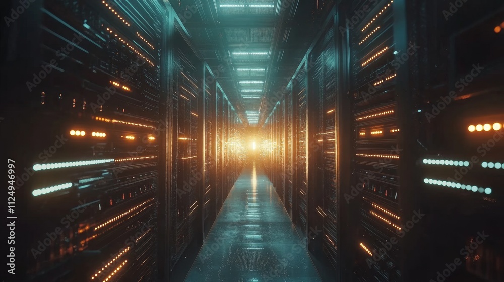 Futuristic data center infrastructure urban environment high-tech visuals digital age perspective on technology advancements Futuristic data center infrastructure urban environment high-tech visuals digital age perspective on technology advancements