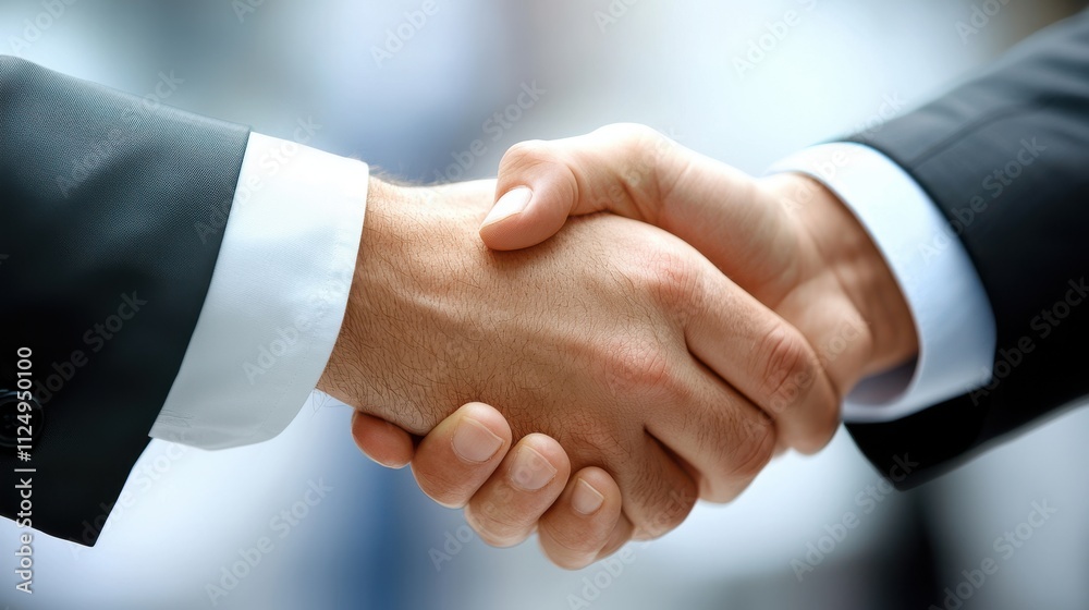 Obraz premium Business Handshake Agreement Deal Success