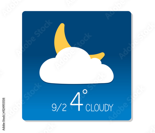 Weather forecast shows cloudy conditions with a temperature of 4 degrees on September 2