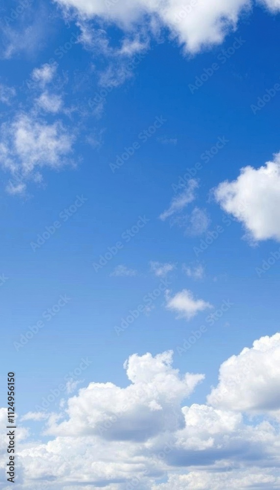 blue sky with a few clouds blue sky with a few clouds