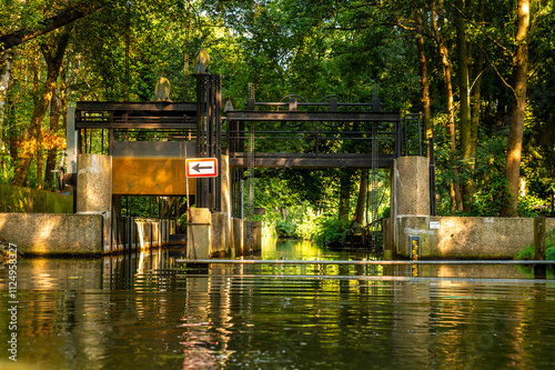 Schleuse im Spreewald