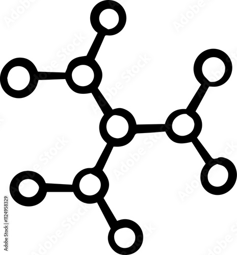 atom molecule chemistry icon