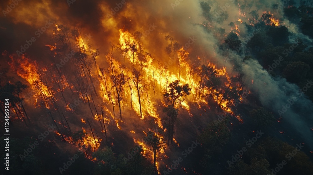 Destructive wildfire engulfs forests california aerial view nature's fury environmental crisis Destructive wildfire engulfs forests california aerial view nature's fury environmental crisis