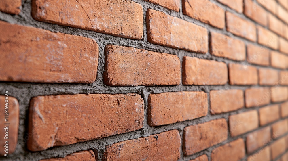 Rustic Red Brick Wall, A Textured Background for Design Rustic Red Brick Wall, A Textured Background for Design