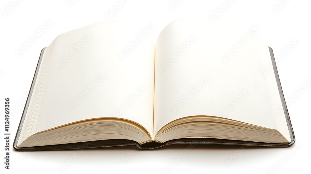 An open book with blank, pale yellow pages.
An open book with blank, pale yellow pages.