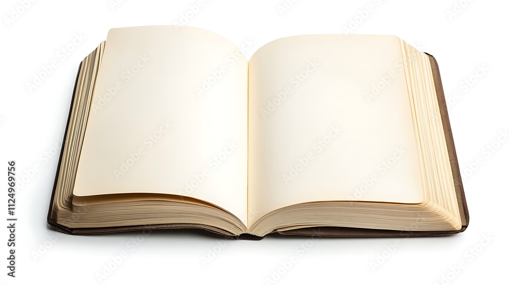 An open book with blank, pale yellow pages.
An open book with blank, pale yellow pages.