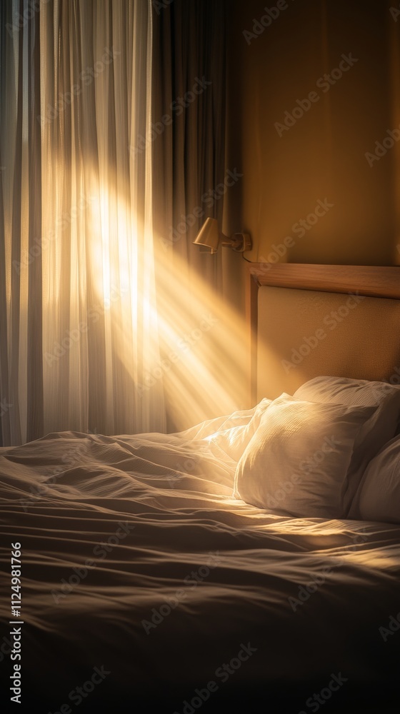 Minimalist Bedroom with Natural Light and Soft Textures Minimalist Bedroom with Natural Light and Soft Textures