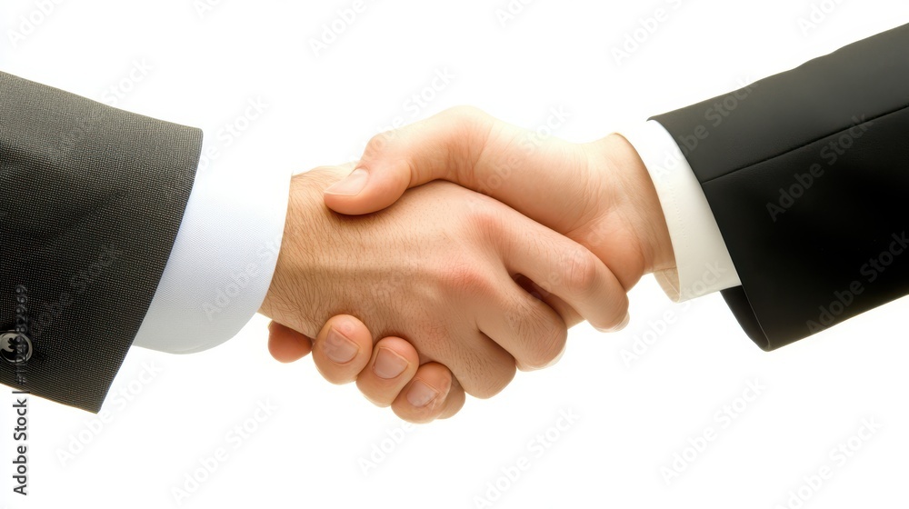 Professional Handshake Signifying Agreement and Collaboration Professional Handshake Signifying Agreement and Collaboration