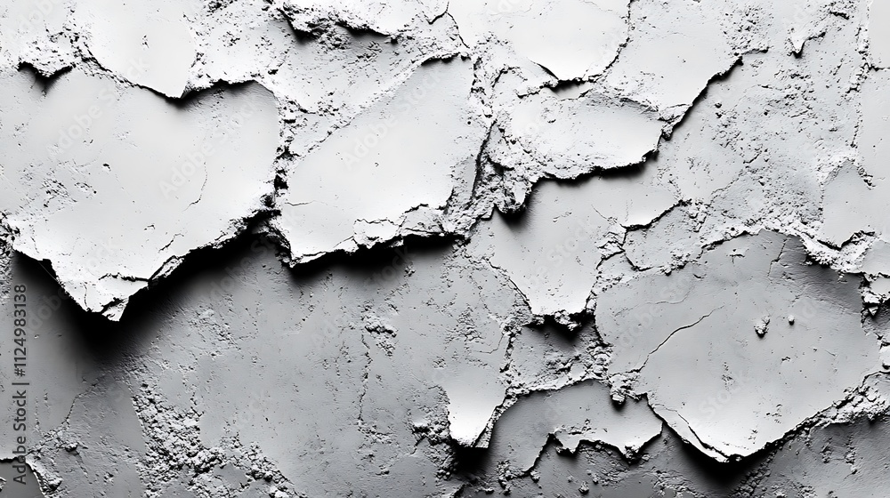 Fototapeta premium Cracked and weathered plaster wall texture background 