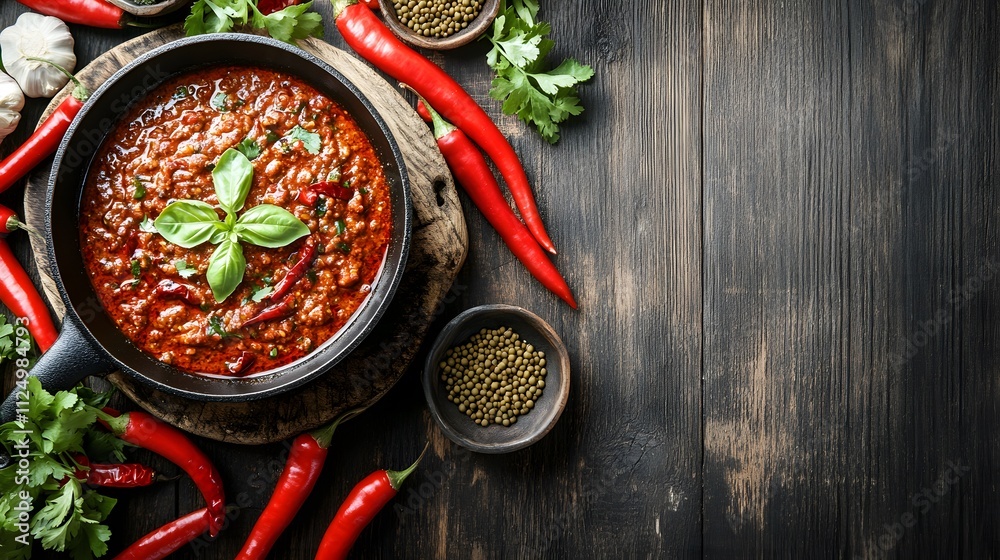 Vindaloo is a fiery, aromatic curry brimming with vibrant red chilies and fresh herbs, perfect for spice lovers seeking an explosion of flavor on their plates. Vindaloo is a fiery, aromatic curry brimming with vibrant red chilies and fresh herbs, perfect for spice lovers seeking an explosion of flavor on their plates.