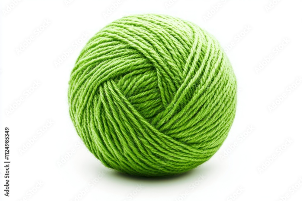 Soft Green Yarn Ball for Craft Projects Soft Green Yarn Ball for Craft Projects