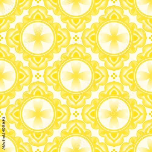 Obraz na płótnie Line Thai seamless pattern on background. w salonie