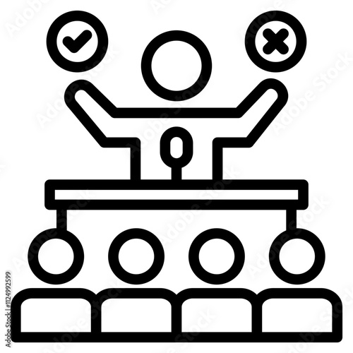 Decision making icon