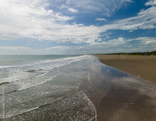 Vistas aereas Playa las Lajas Chiriqui