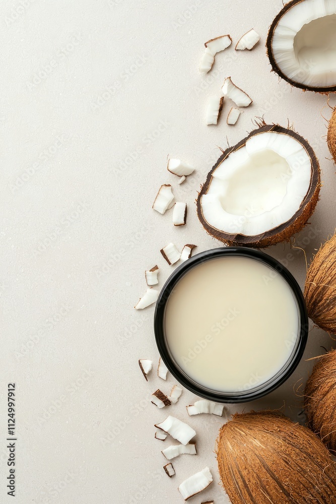 Coconut extract with tropical appeal. Coconut extract with tropical appeal.