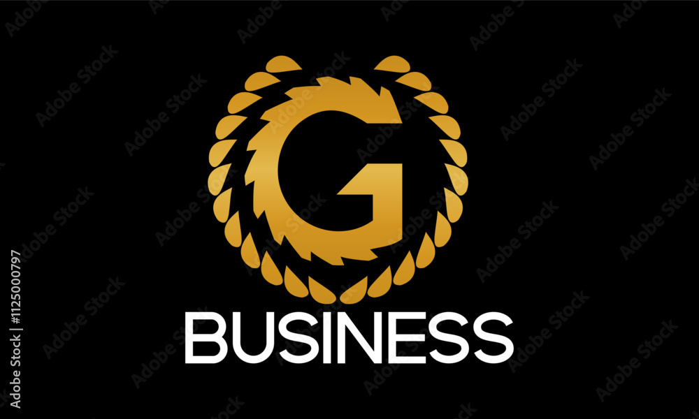Naklejka premium initial g, g letter, g logo, business, logotype, company, abstract, design,