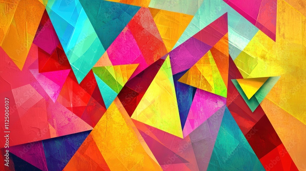 A vibrant, colorful geometric background with a mix of bold shapes and bright colors for an energetic, playful atmosphere. A vibrant, colorful geometric background with a mix of bold shapes and bright colors for an energetic, playful atmosphere.