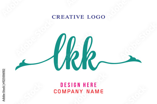 LKK  lettering logo is simple, easy to understand and authoritative