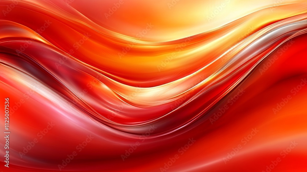 Abstract background, with orange, red curved dynamic wave. Futuristic shiny illustration of a flow. Abstract background, with orange, red curved dynamic wave. Futuristic shiny illustration of a flow.