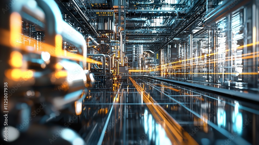 Fototapeta premium US Tech Industry Conceptual Image 16k Resolution