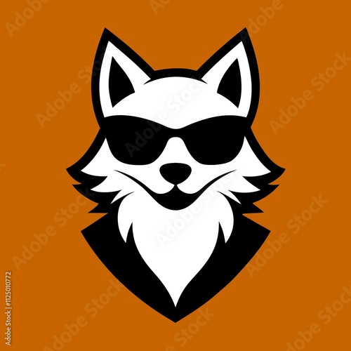 image of dog in glasses logo