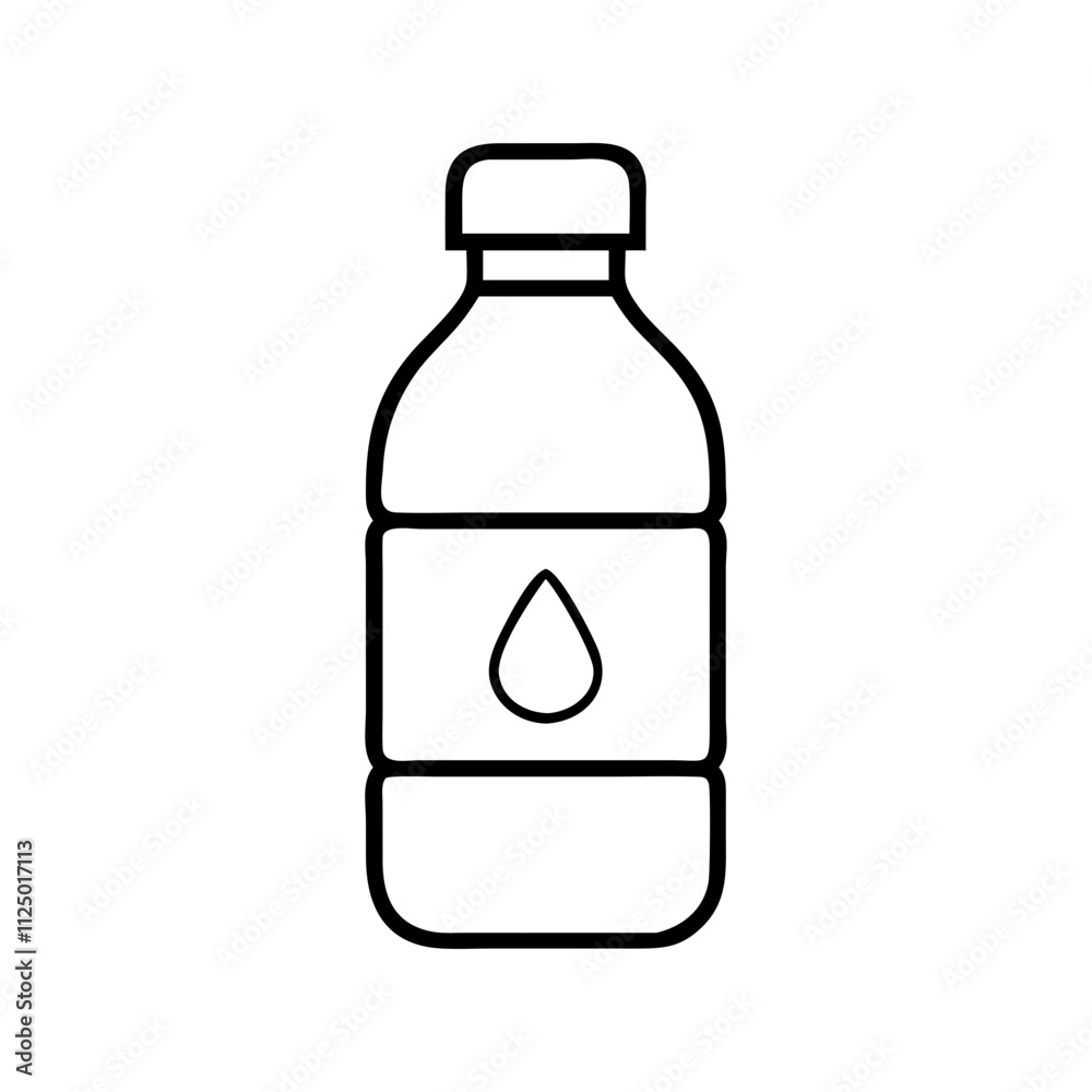 water bottle icon, fitness vector icon, health vector illustration - black outline icon of water bottle symbolizing fitness, health, and healthcare in simple design. water bottle icon, fitness vector icon, health vector illustration - black outline icon of water bottle symbolizing fitness, health, and healthcare in simple design.
