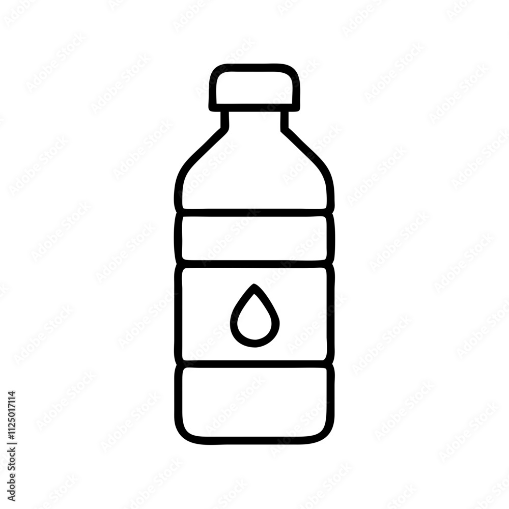 water bottle icon, fitness vector icon, health vector illustration - black outline icon of water bottle symbolizing fitness, health, and healthcare in simple design. water bottle icon, fitness vector icon, health vector illustration - black outline icon of water bottle symbolizing fitness, health, and healthcare in simple design.